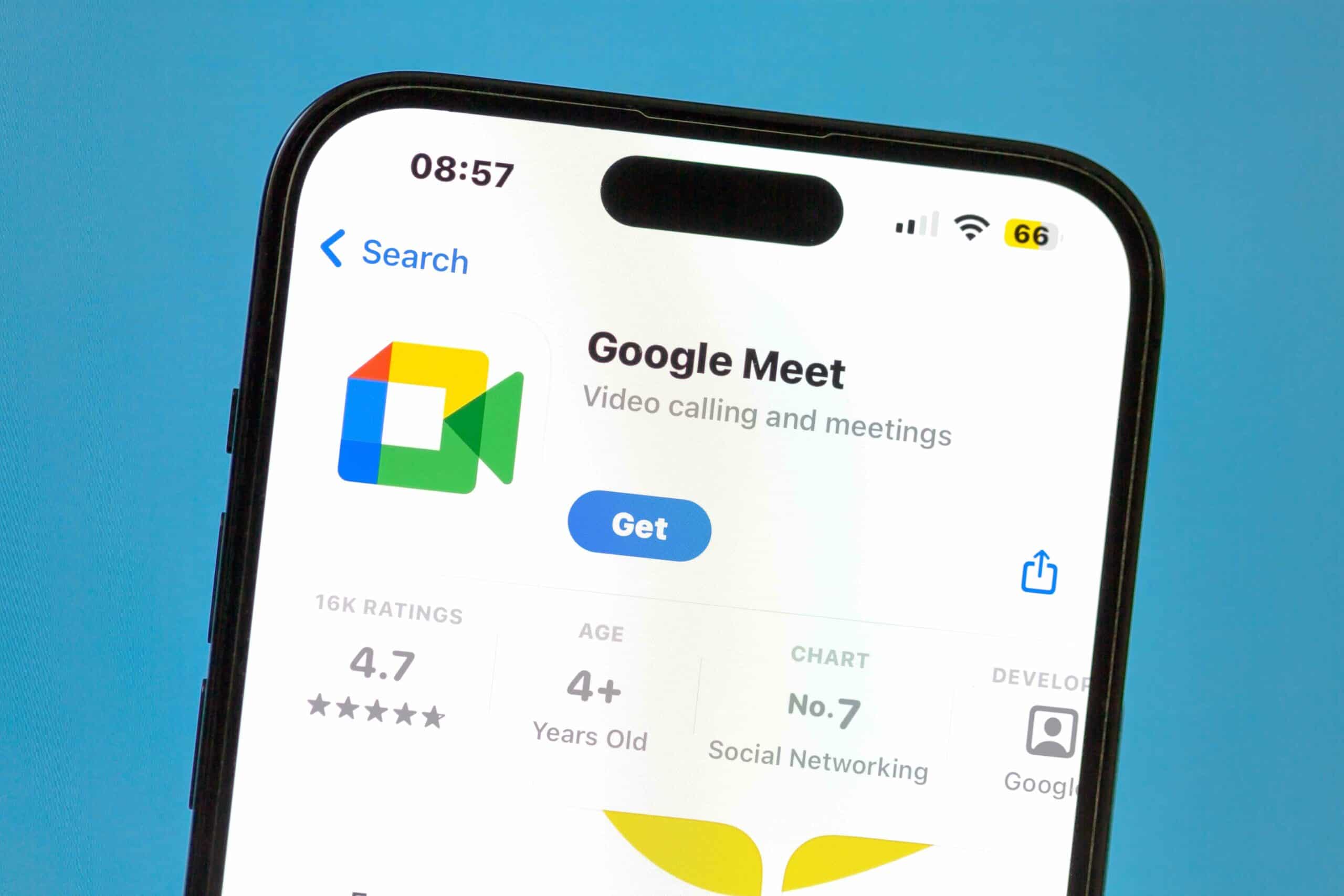 Google Meet interface